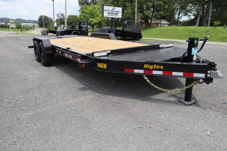 New 2027 Big Tex 14EH 20' Equipment Trailer w/ Mega Ramps