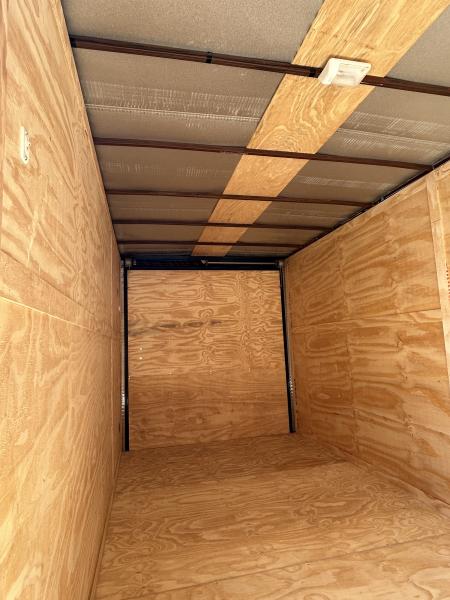 New 2026 Family Trailer 7x16 Tandem Axle Cargo / Enclosed Trailer-Screwless Exterior-Blackout Pkg-Rear Spoiler
