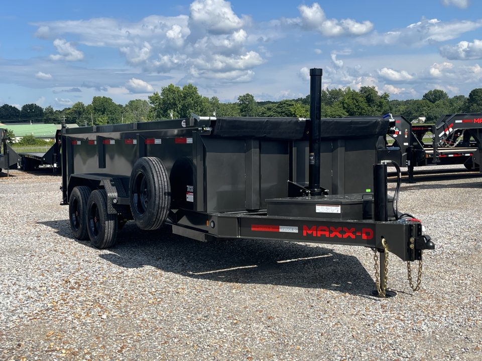 New 2027 MAXX-D 83"X16' 17.5K Telescopic Dump Trailer HYD JACK