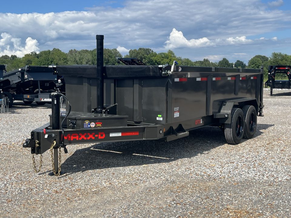 New 2027 MAXX-D 83"X16' 17.5K Telescopic Dump Trailer HYD JACK