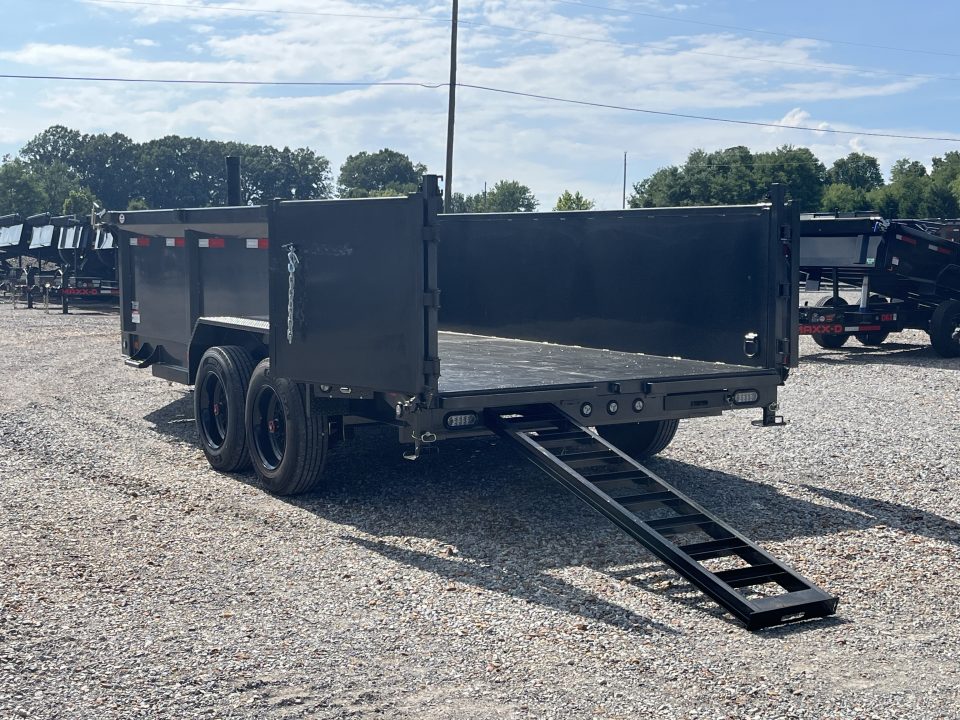 New 2027 MAXX-D 83"X16' 17.5K Telescopic Dump Trailer HYD JACK