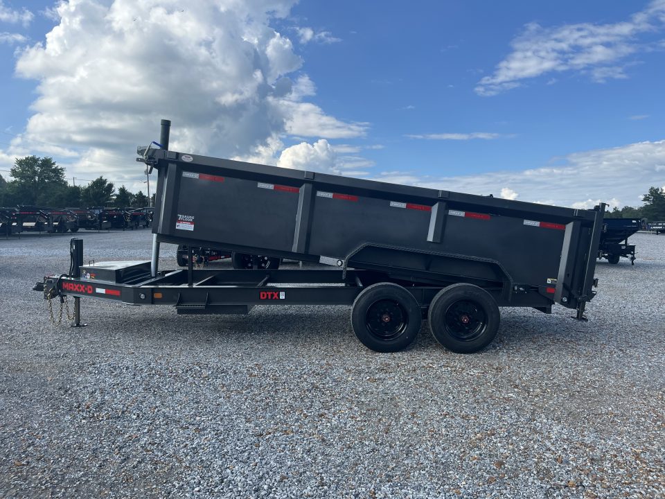 New 2027 MAXX-D 83"X16' 17.5K Telescopic Dump Trailer HYD JACK