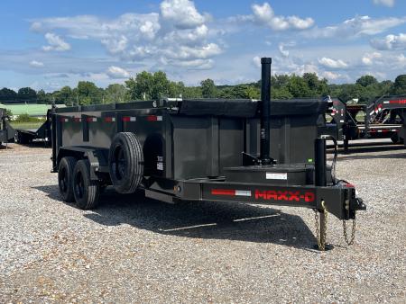 New 2027 MAXX-D 83"X16' 17.5K Telescopic Dump Trailer HYD JACK