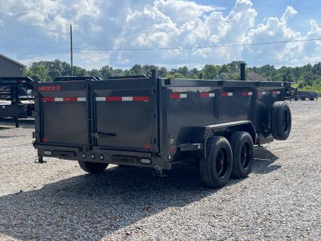 New 2027 MAXX-D 83"X16' 17.5K Telescopic Dump Trailer HYD JACK