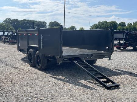 New 2027 MAXX-D 83"X16' 17.5K Telescopic Dump Trailer HYD JACK