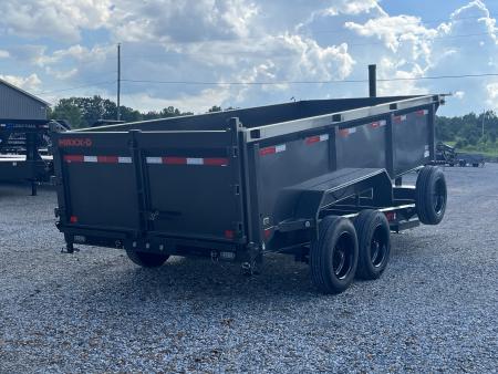 New 2027 MAXX-D 83"X16' 17.5K Telescopic Dump Trailer HYD JACK