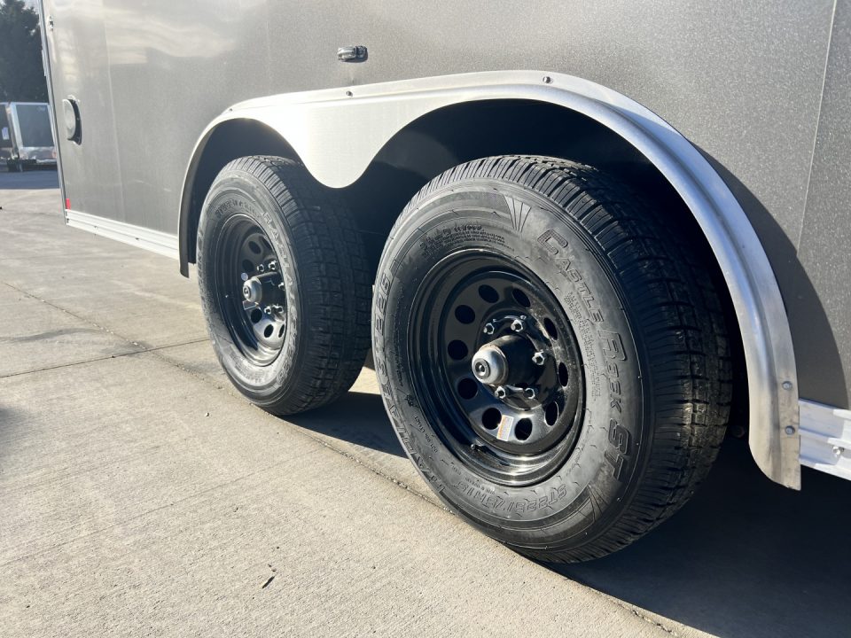 New NEW 2026 AERO 8.5x20 +2’V, 7’ TALL, 3/8 wood walls QUALITY Enclosed Rear Ramp Car Hauler Cargo Trailer