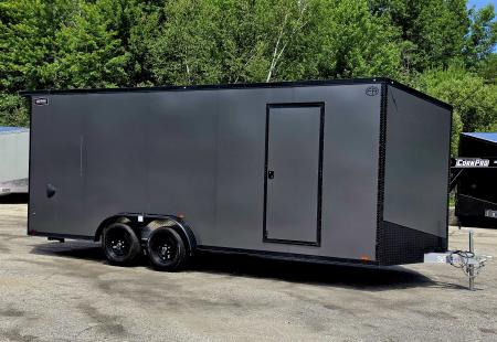 New 7.5 X 20 CARGO ENCLOSED ALL ALUMINUM 2026 LIGHTNING 3500# AXLES REAR RAMP DOOR
