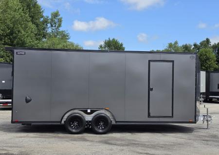 New 7.5 X 20 CARGO ENCLOSED ALL ALUMINUM 2026 LIGHTNING 3500# AXLES REAR RAMP DOOR