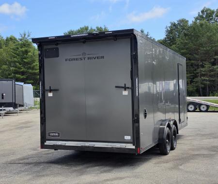 New 7.5 X 20 CARGO ENCLOSED ALL ALUMINUM 2026 LIGHTNING 3500# AXLES REAR RAMP DOOR
