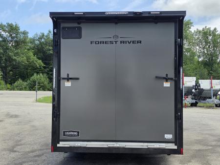New 7.5 X 20 CARGO ENCLOSED ALL ALUMINUM 2026 LIGHTNING 3500# AXLES REAR RAMP DOOR
