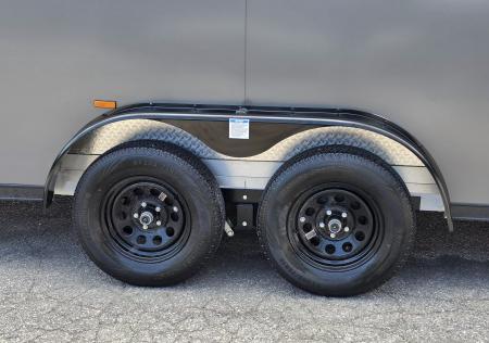 New 7.5 X 20 CARGO ENCLOSED ALL ALUMINUM 2026 LIGHTNING 3500# AXLES REAR RAMP DOOR