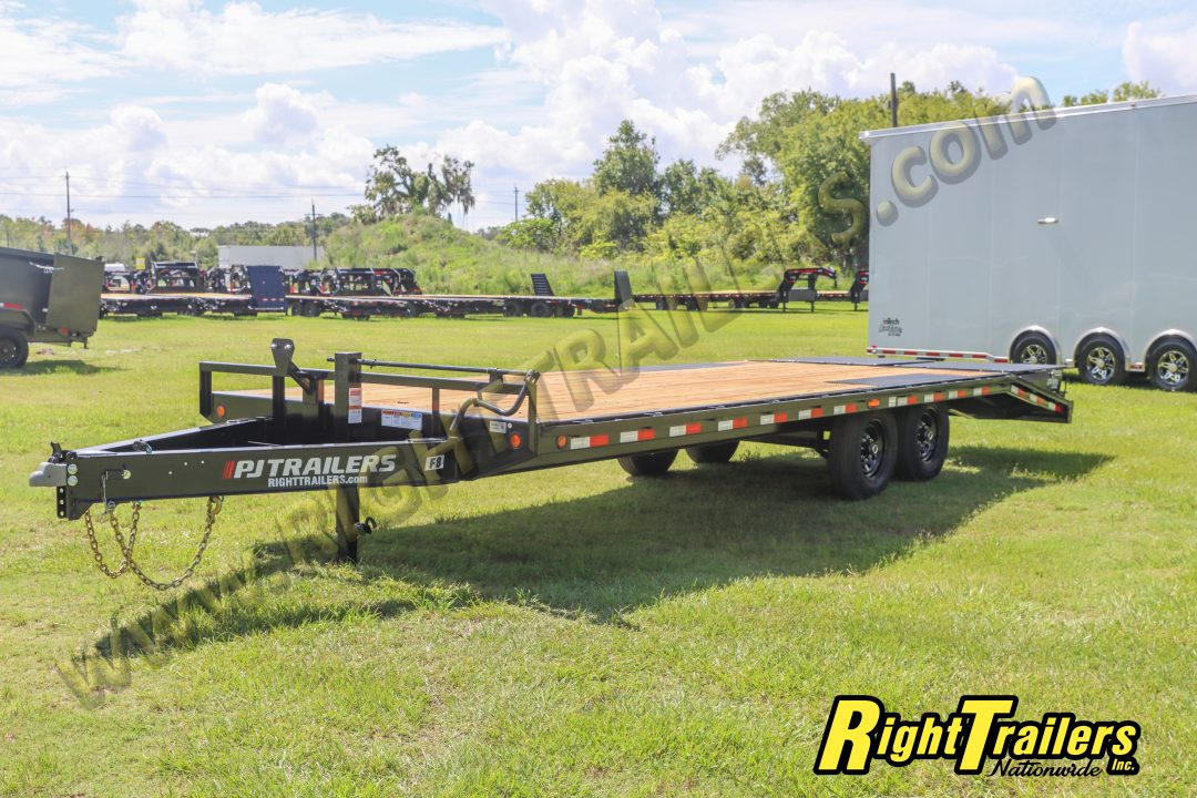 New 2027 8.5x24 PJ Deckover Equipment Trailer