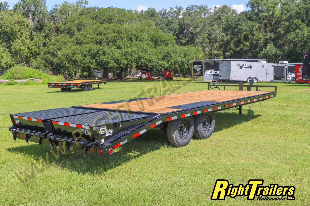 New 2027 8.5x24 PJ Deckover Equipment Trailer