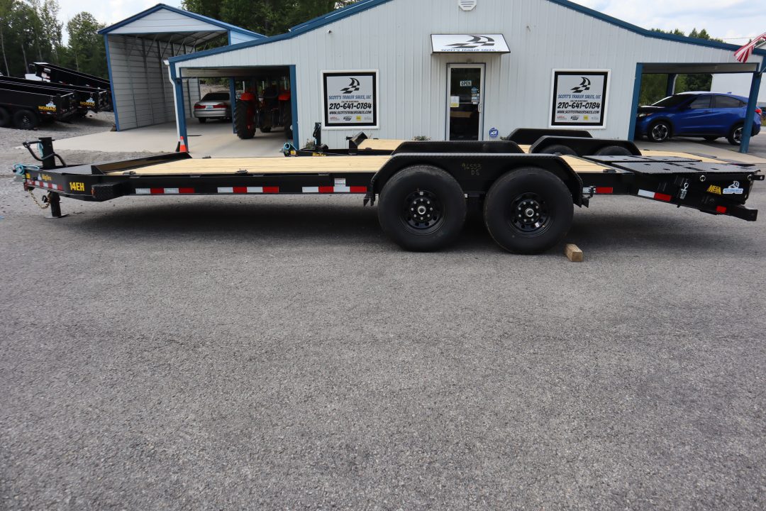 New 2027 Big Tex 14EH 20' Equipment Trailer w/ Mega Ramps