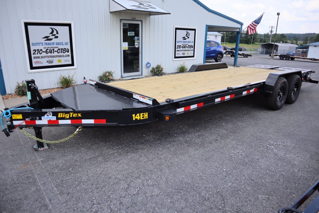 New 2027 Big Tex Trailers 14EH 22' Equipment Trailer w/ Mega Ramps