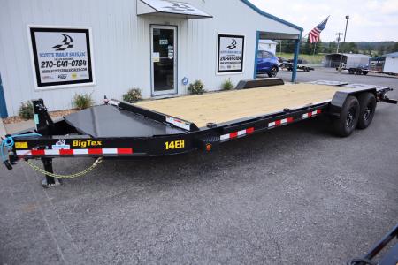 New 2027 Big Tex Trailers 14EH 22' Equipment Trailer w/ Mega Ramps