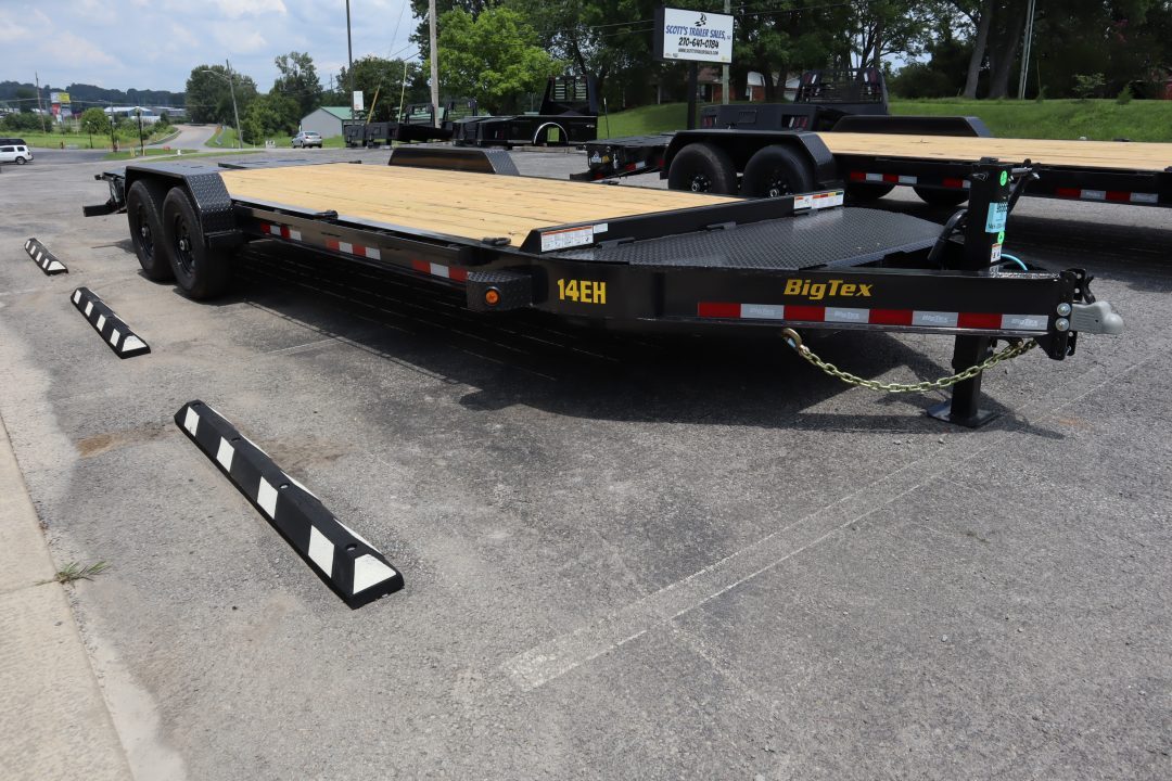 New 2027 Big Tex 14EH 22' Equipment Trailer w/ Mega Ramps