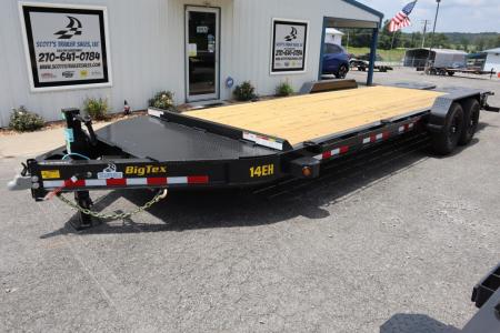 New 2027 Big Tex 14EH 22' Equipment Trailer w/ Mega Ramps