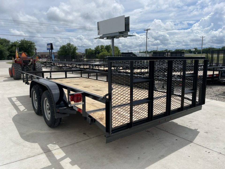 New 2026 C&M 82X16 UTILITY (2) 3500lb AXLES, GVWR 7000lbs, 32" GATE, DOVETAIL