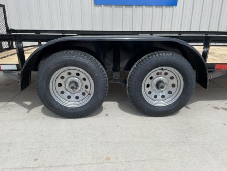 New 2026 C&M 82X16 UTILITY (2) 3500lb AXLES, GVWR 7000lbs, 32" GATE, DOVETAIL