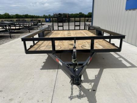 New 2026 C&M 82X16 UTILITY (2) 3500lb AXLES, GVWR 7000lbs, 32" GATE, DOVETAIL