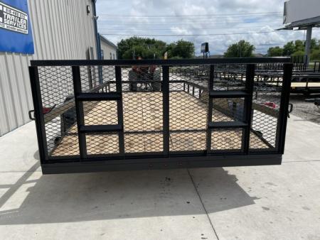 New 2026 C&M 82X16 UTILITY (2) 3500lb AXLES, GVWR 7000lbs, 32" GATE, DOVETAIL