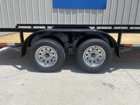 New 2026 C&M 82X16 ANGLE TOP UTILITY, WITH 4' RAMPS (2) 3500lb AXLES, GVWR 7000lbs