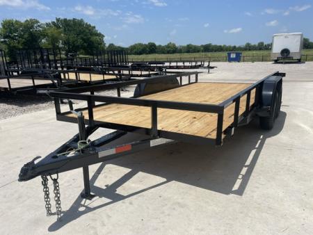 New 2026 C&M 82X16 ANGLE TOP UTILITY, WITH 4' RAMPS (2) 3500lb AXLES, GVWR 7000lbs