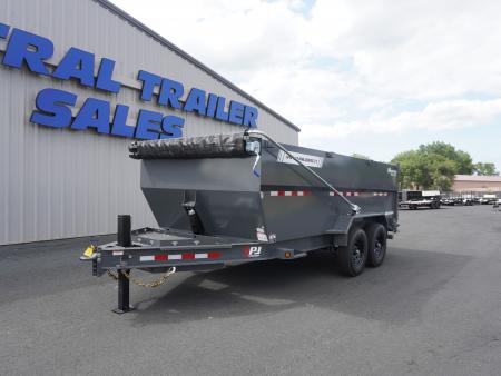 New 2027 PJ Trailers DT1 83 x16ft Dump Trailer