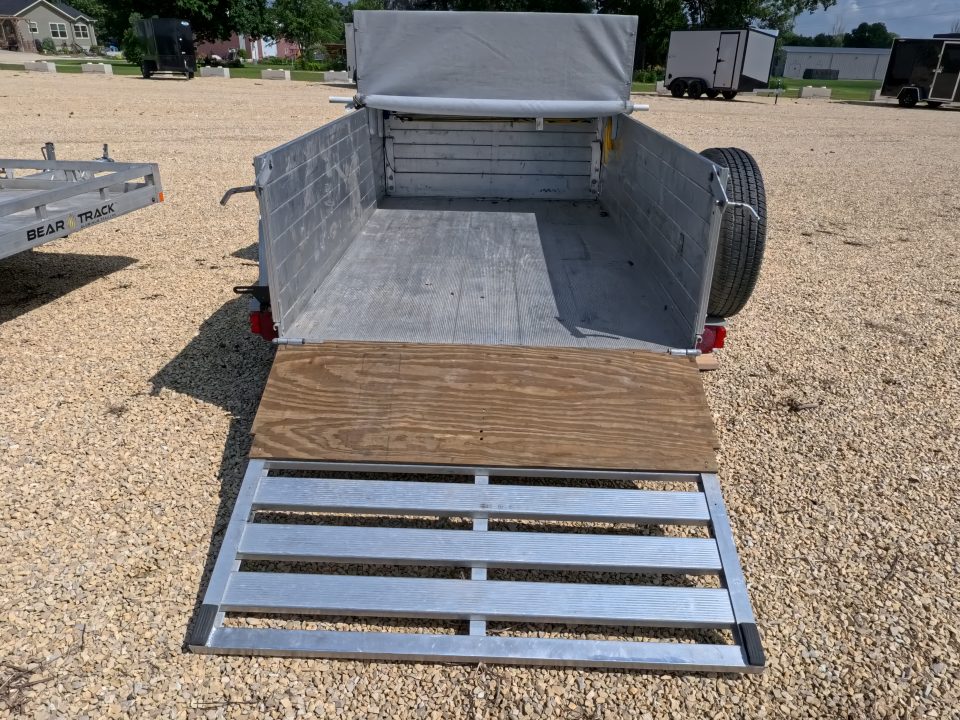 Used 2007 Aluma 548 with 24" Rack Kit and 2,000 lb. GVWR Utility Trailer