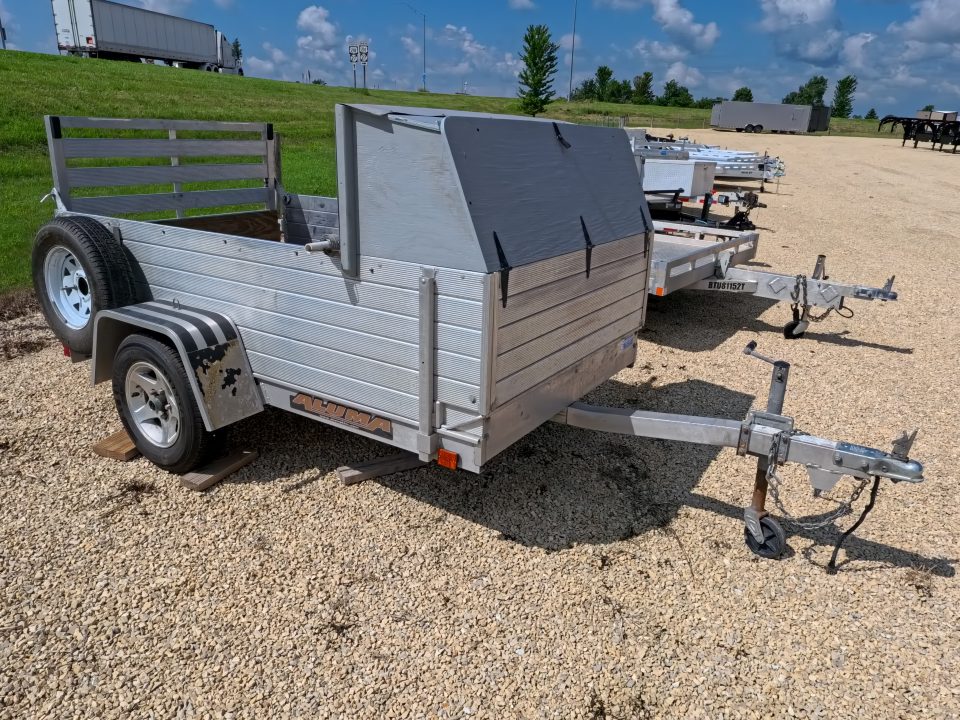 Used 2007 Aluma 548 with 24" Rack Kit and 2,000 lb. GVWR Utility Trailer