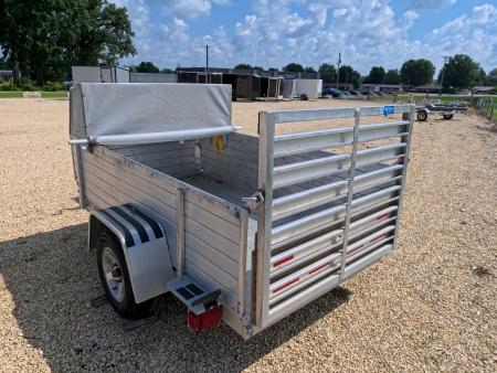 Used 2007 Aluma 548 with 24" Rack Kit and 2,000 lb. GVWR Utility Trailer