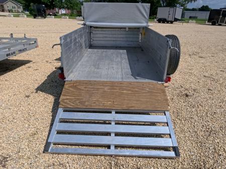 Used 2007 Aluma 548 with 24" Rack Kit and 2,000 lb. GVWR Utility Trailer