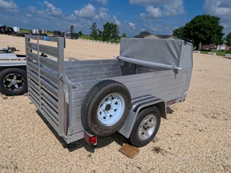 Used 2007 Aluma 548 with 24" Rack Kit and 2,000 lb. GVWR Utility Trailer