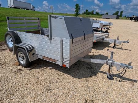 Used 2007 Aluma 548 with 24" Rack Kit and 2,000 lb. GVWR Utility Trailer
