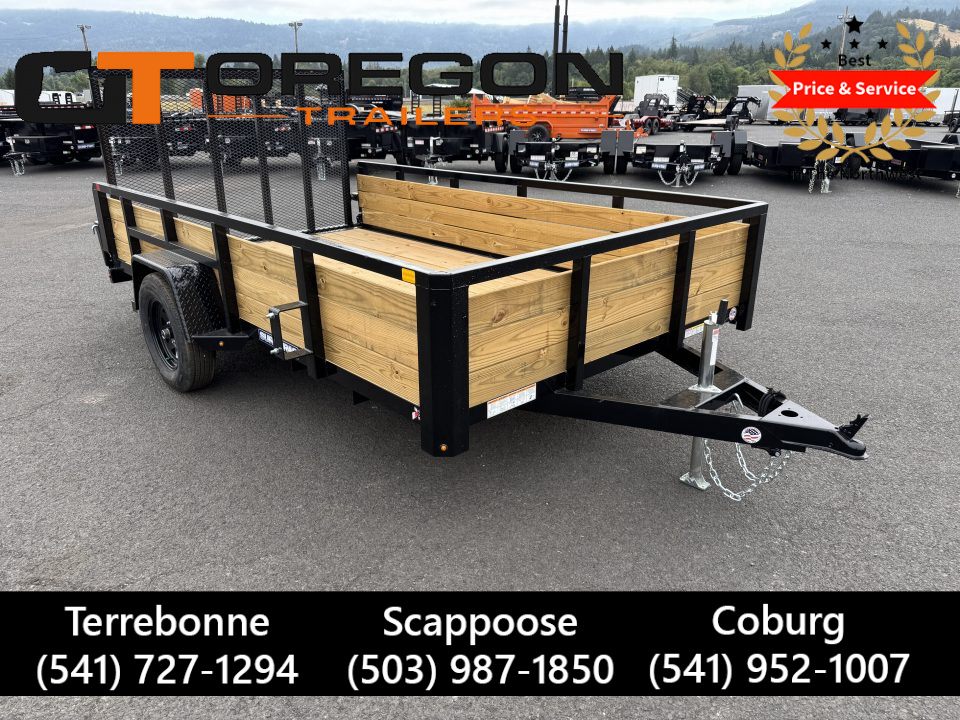New 2026 Sure-Trac 7x12 Tube Top 3 Board Utility 3K GVWR