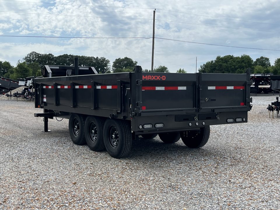 New 2027 MAXXD 96"X16' 21K Deckover Gooseneck Dump Trailer