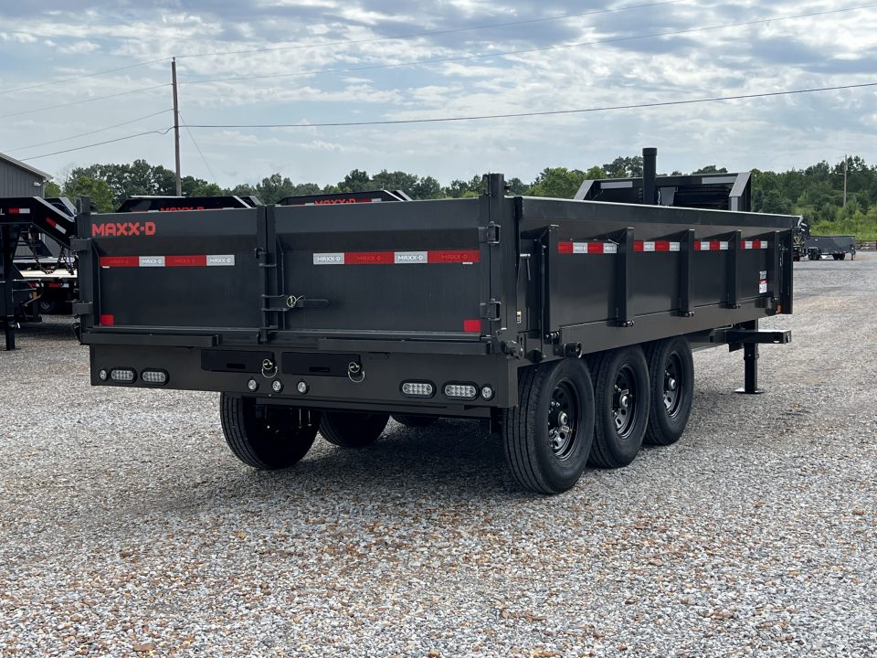 New 2027 MAXXD 96"X16' 21K Deckover Gooseneck Dump Trailer