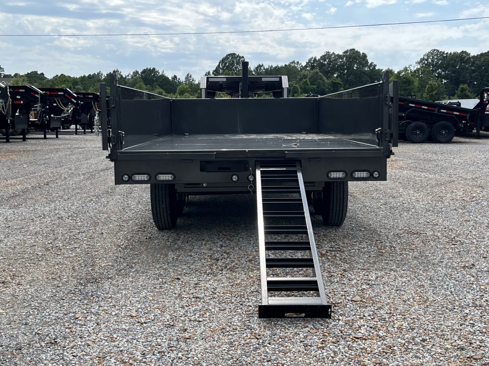 New 2027 MAXXD 96"X16' 21K Deckover Gooseneck Dump Trailer