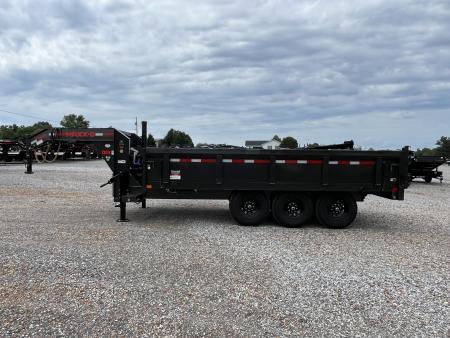 New 2027 MAXXD 96"X16' 21K Deckover Gooseneck Dump Trailer