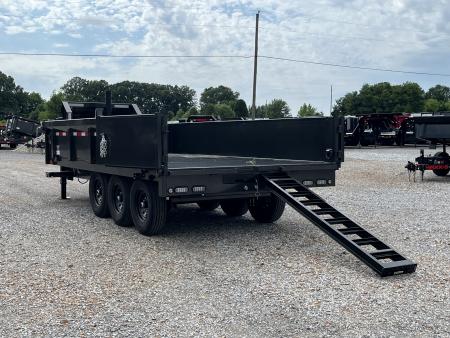 New 2027 MAXXD 96"X16' 21K Deckover Gooseneck Dump Trailer