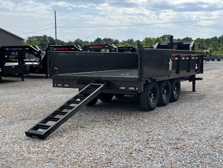New 2027 MAXXD 96"X16' 21K Deckover Gooseneck Dump Trailer