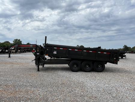 New 2027 MAXXD 96"X16' 21K Deckover Gooseneck Dump Trailer
