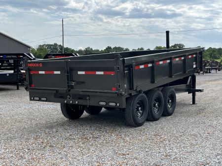 New 2027 MAXXD 96"X16' 21K Deckover Gooseneck Dump Trailer