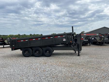 New 2027 MAXXD 96"X16' 21K Deckover Gooseneck Dump Trailer