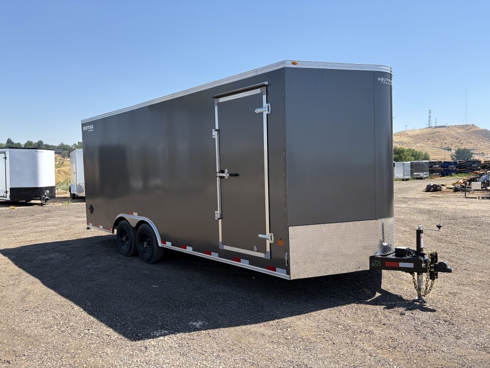 New 2026 Southland Royal 8X20+2 V-Nose 10K Auto Carrier Cargo Trailer