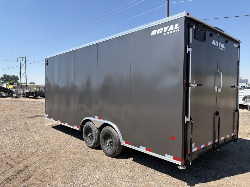 New 2026 Southland Royal 8X20+2 V-Nose 10K Auto Carrier Cargo Trailer