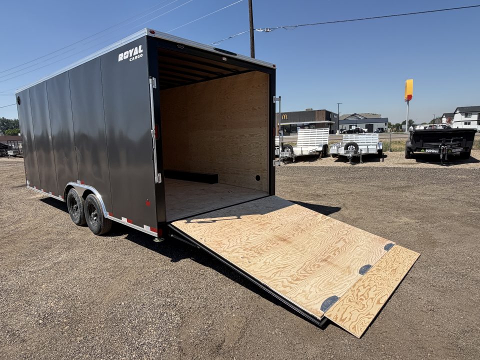 New 2026 Southland Royal 8X20+2 V-Nose 10K Auto Carrier Cargo Trailer