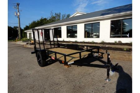 New 2027 Currahee 5x10 Utility, 12" Open Sides